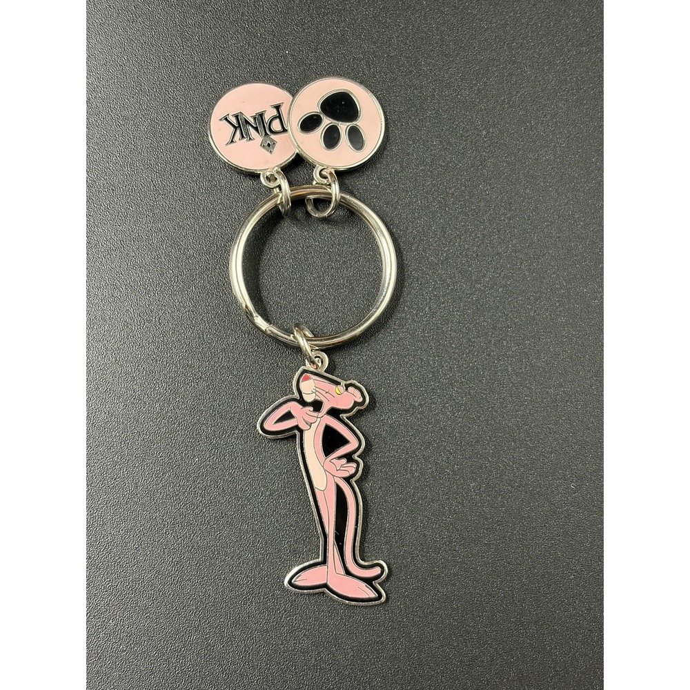 Pink Panther Mini Cartoon Figure Keychain Hanging Pendant Ornament 2007 MGM